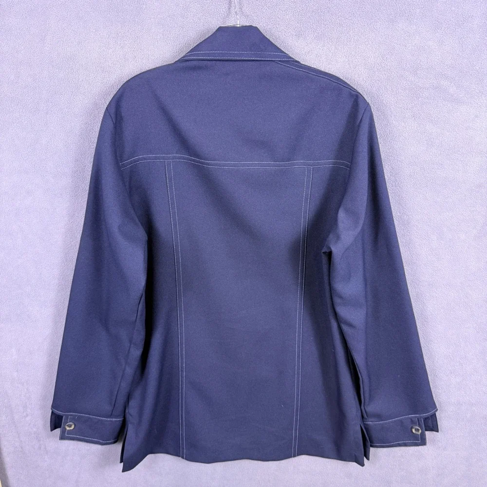 VTG 70s Levis Panatela Leisure Suit Mens L Tall Blue Disco Rockabilly Western